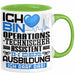 Operationstechnischer Assistent Ausbildung Tasse Geschenk Ich Bin Operationstechnischer Assistent In Der Ausbildung Ich Darf Das Geschenkidee Spruch Grün Trendation