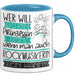 Rockmusikerin Tasse Geschenk Spruch Wer Will Schon Prinzessin Sein Wenn Man Auch Rockmusikerin Sein Kann Blau Trendation