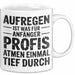 Sarkasmus Sarkastisch Tasse Geschenk Lustige Geschenkidee Spruch Aufregen Ist Was Für Anfänger Profis Atmen Einmal Tief Durch Weiß Trendation