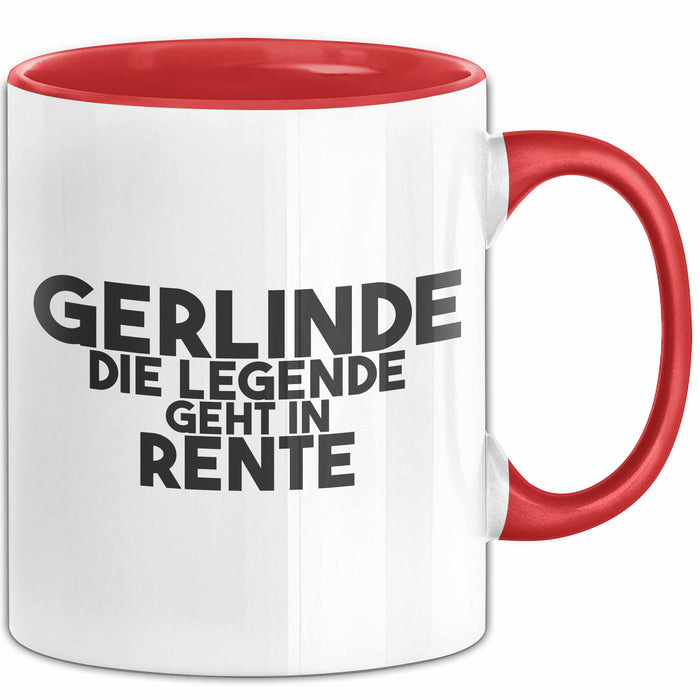 Gerlinde Tasse Gerlinde – Die Legende Geht In Rente Geschenk