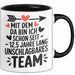 Romantische Pärchen Tasse Geschenk Team seit 12,5 Jahren Geschenkidee Lustig Schwarz Trendation