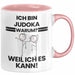 Judoka Geschenk Tasse Lustiger Spruch Ich Bin Judoka Warum Weil Ich Es Kann Geschenkidee Bester Judoka Geburtstag Kaffee-Becher Rosa Trendation