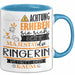 Ringerin Tasse Geschenk Lustiger Spruch Bitte Erheben Sie Sich Seine Majestät Die Ringerin Betritt Den Raum Blau Trendation
