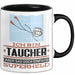 Taucher Geschenk Tasse Ich Bin Taucher Aber Sag Doch Einfach Superheld Lustige Geschenkdiee für Taucher Kaffee-Becher Schwarz Trendation