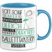 Balletttänzerin Geschenk Becher Tasse Gott Schuf Alle Menschen Gleich Nur Die Besten Durfeten Balletttänzerin Werden Geschenkidee Lustig Blau Trendation