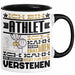 Athlet Geschenk Tasse Geschenkidee für Athlet Geburtstag Lustiger Spruch Ich Bin Athlet Ich Kann Es Dir Erklären Aber Nicht Für Dich Verstehen Schwarz Trendation