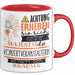 Konzertveranstalterin Tasse Geschenk Lustiger Spruch Bitte Erheben Sie Sich Seine Majestät Die Konzertveranstalterin Betritt Den Raum Rot Trendation