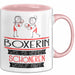 Boxerin Weil Es Keinen Schöneren Beruf Gibt Tasse Geschenk für Eine Boxerin Lustig Rosa Trendation