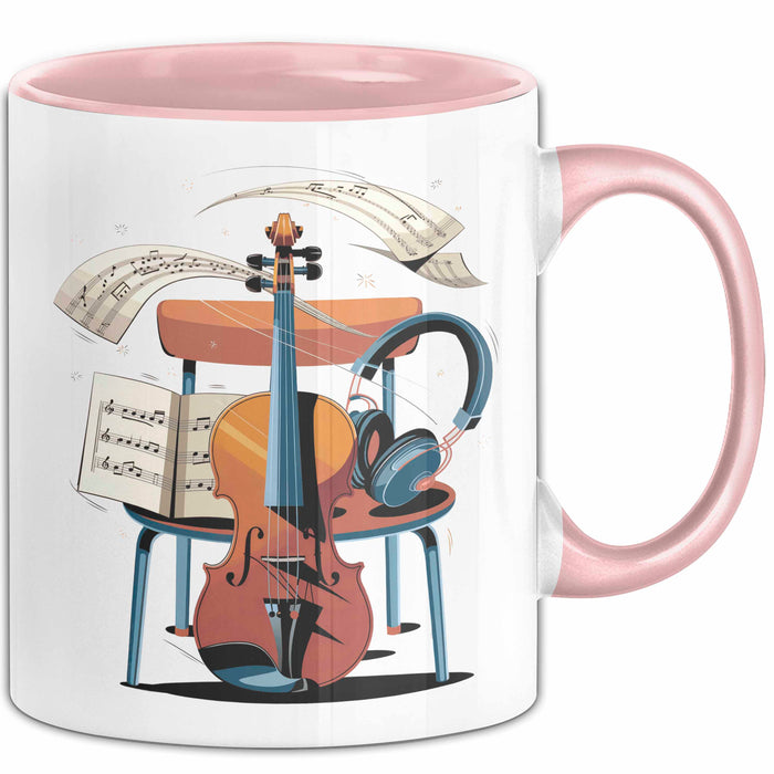 Musikstudent Tasse Geschenk Lustige Geschenkidee Spruch Für Übungs Krieger Rosa Trendation