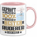 Ruderer Geschenk Lustiger Spruch für Ruderer Geschenkidee Bester Ruderer Der Welt Rosa Trendation