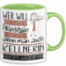 Kellnerin Tasse Geschenk Spruch Wer Will Schon Prinzessin Sein Wenn Man Auch Kellnerin Sein Kann Grün Trendation