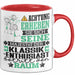 Klassik-Enthusiast Geschenk Tasse Lustiger Spruch Erheben Sie Sich Der Klassik-Enthusiast Betritt den Raum Rot Trendation