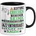 Jazz-Enthusiast Geschenk Tasse Lustiger Spruch Erheben Sie Sich Der Jazz-Enthusiast Betritt den Raum Schwarz Trendation
