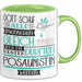 Posaunistin Geschenk Becher Tasse Gott Schuf Alle Menschen Gleich Nur Die Besten Durfeten Posaunistin Werden Geschenkidee Lustig Grün Trendation