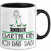 Geschenk für Gärtnerin Tasse Lustige Geschenkidee Geburtstag Ich Bin Gärtnerin Ich Darf Das Trendation