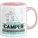 Camper Geschenk Tasse Ich Bin Camper Aber Sag Doch Einfach Superheld Lustige Geschenkdiee für Camper Kaffee-Becher Rosa Trendation