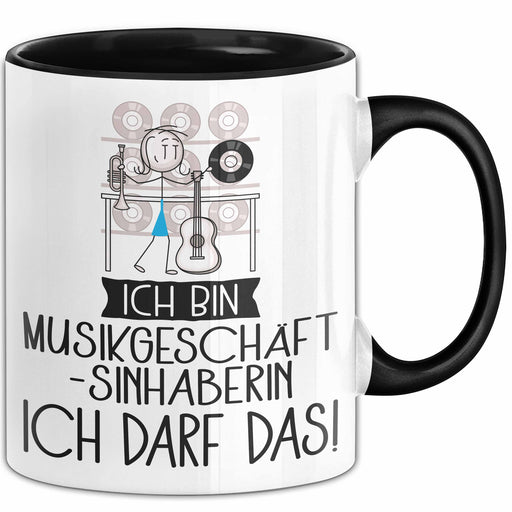 Geschenk für Musikgeschäftsinhaberin Tasse Lustige Geschenkidee Geburtstag Ich Bin Musikgeschäftsinhaberin Ich Darf Das Trendation