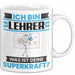 Lehrer Tasse Geschenk für Lehrer Geburtstag Lustiger Spruch Kaffee-Becher Was Ist Deine Superkraft Weiß Trendation