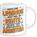 Rentner Pensionär Sarkasmus Tasse Geschenk Lustige Geschenkidee Spruch Auch Eine Legende Geht Mal In Rente Musste Ich Lange Arbeiten Weiß Trendation