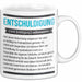 Entschuldigung Geschenk Tasse Es Tut Mir Leid Geburtstag Vergessen Nachträgliches Geschenk Becher Weiß Trendation