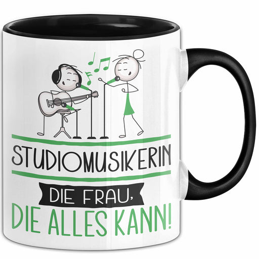 Studiomusikerin Geschenk Tasse Becher Die Frau Die Allen Kann Geschenkidee für eine Studiomusikerin Lustig Trendation
