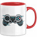 Gamer Tasse Geschenkidee für Videospiel Enthusiasten Rot Trendation