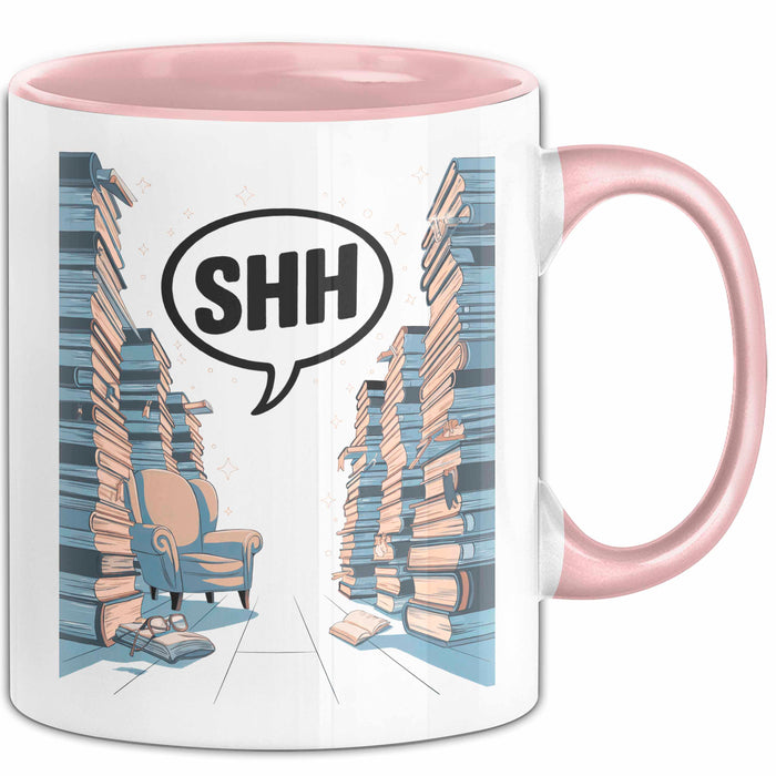 Bibliothekar Tasse Geschenk Lustige Geschenkidee Spruch Für Buch Hüter Rosa Trendation