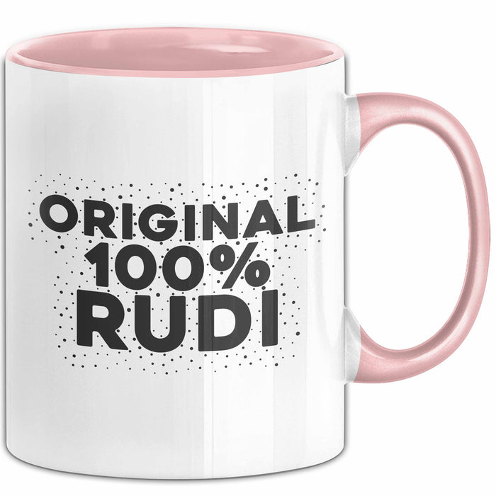 Rudi Tasse Original 100% Rudi Geschenk Rosa Trendation