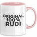Rudi Tasse Original 100% Rudi Geschenk Rosa Trendation