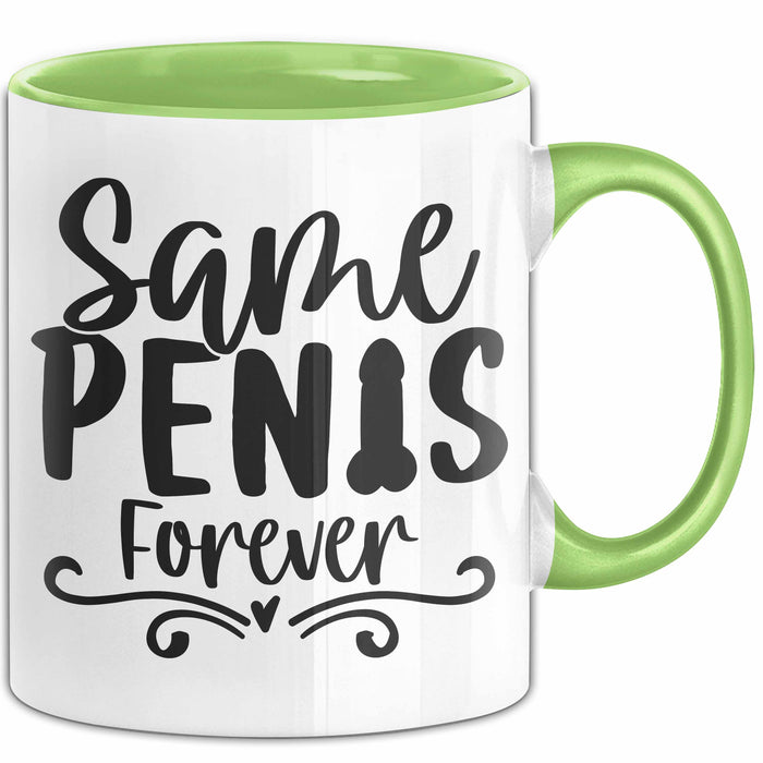 Verheirattet Tasse Geschenk Same Penis Forever Geschenk Braut Grün Trendation