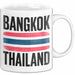 Bangkok Thailand Tasse Geschenk Lustige Geschenkidee Spruch Weiß Trendation