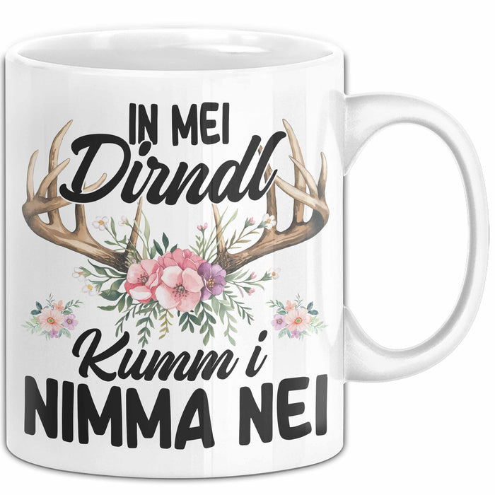 Oktober In Mei Dirndl Kumm I Nimma Nei Geschenk Tasse Becher Weiß Trendation