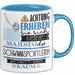 Schwimmsportlerin Tasse Geschenk Lustiger Spruch Bitte Erheben Sie Sich Seine Majestät Die Schwimmsportlerin Betritt Den Raum Blau Trendation