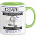 DJane Und Prinzessin Tasse Geschenk Für Eine DJane Geburtstag Was Ist Deine Superkraft Grün Trendation