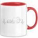 Elefant Tier Tasse Geschenk Lustige Geschenkidee Spruch Elefanten Herzschlag Rot Trendation