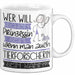 Tierforscherin Tasse Geschenk Spruch Wer Will Schon Prinzessin Sein Wenn Man Auch Tierforscherin Sein Kann Weiß Trendation