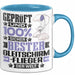 Gleitschirmflieger Geschenk Lustiger Spruch für Gleitschirmflieger Geschenkidee Bester Gleitschirmflieger Der Welt Blau Trendation