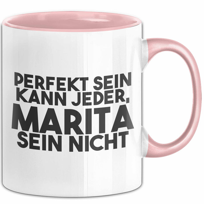 Marita Tasse Perfekt Sein Kann Jeder, Marita Sein Nicht Geschenk