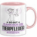 Tierpfleger Geschenk Tasse So Gut Kann Nur Ein Tierpfleger Aussehen Geschenkidee Kaffee-Becher Rosa Trendation