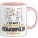 Schachspieler Geschenk Tasse So Gut Kann Nur Ein Schachspieler Aussehen Geschenkidee Kaffee-Becher Rosa Trendation