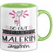 Malerin Geschenk Tasse So Gut Kann Nur Eine Malerin Aussehen Geschenkidee Geburtstag Weihnachten Lustig Grün Trendation