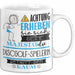 Discgolf-Spielerin Tasse Geschenk Lustiger Spruch Bitte Erheben Sie Sich Seine Majestät Die Discgolf-Spielerin Betritt Den Raum Weiß Trendation