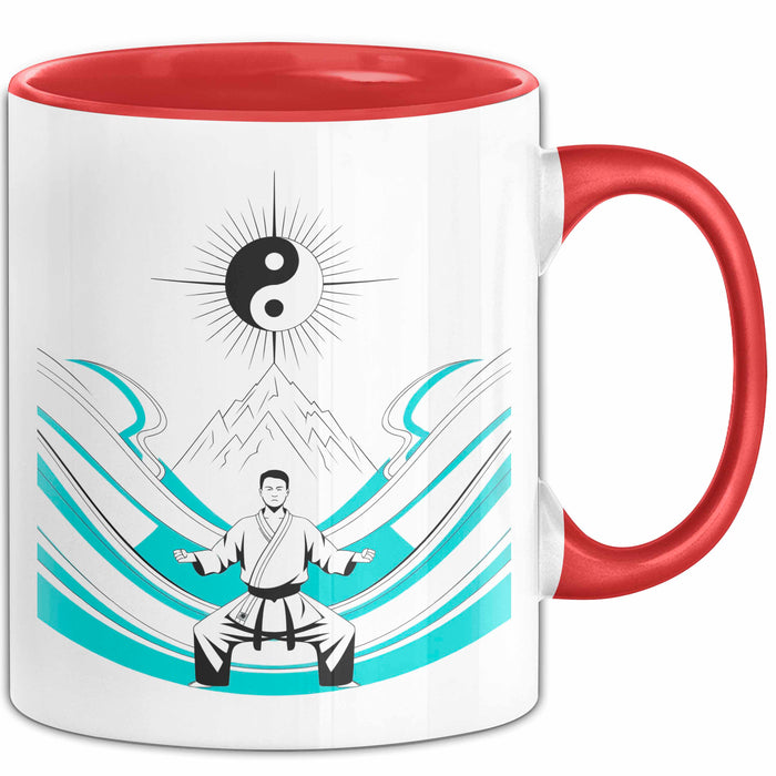 Kampfsportler Tasse Geschenk Lustige Geschenkidee Spruch Für Disziplin Sucher Rot Trendation