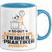 Tierheilpraktiker Geschenk Tasse So Gut Kann Nur Ein Tierheilpraktiker Aussehen Geschenkidee Kaffee-Becher Blau Trendation