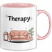 Therapeut Tasse Geschenk Lustige Geschenkidee Spruch Für Mentale Gesundheit Befürworter Rosa Trendation