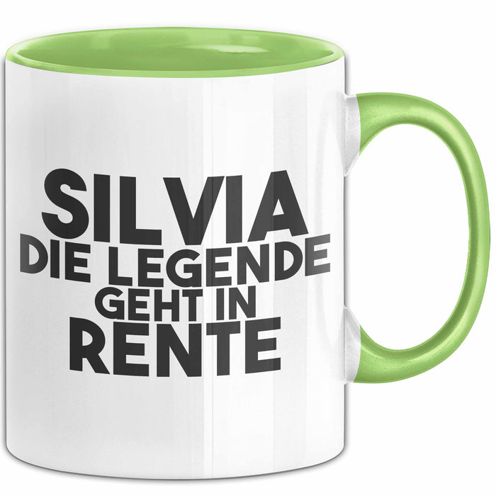 Silvia Tasse Silvia – Die Legende Geht In Rente Geschenk