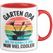 Garten Pflanzen Gärtner Tasse Geschenk Lustige Geschenkidee Spruch Garten Opa Wie Ein Normaler Opa Nur Viel Cooler Rot Trendation