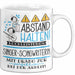 Singer-Songwriterin Tasse Geschenk Lustig Abstand Halten Hochleistungs-Singer-Songwriterin Mit Drang Zur Perfektion Bei Der Arbeit Weiß Trendation