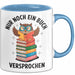 Buchleser Eule Lesen Tasse Geschenk Lustige Geschenkidee Spruch Nur Noch Ein Buch Versprochen Blau Trendation