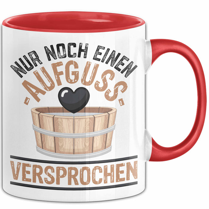 Lustige Tasse Geschenk Aufguss Versprochen Witziger Becher Rot Trendation